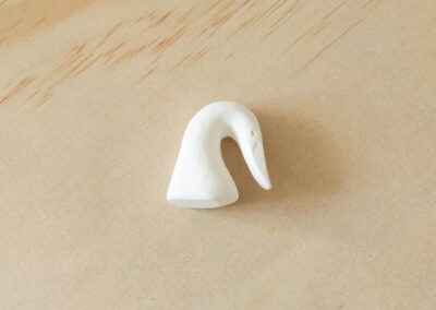 porcelain sculpted water bird